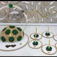 سینی حنا و تزیینات حنابندان|صنایع دستی و سایر لوازم تزئینی|قم, آزادگان|دیوار