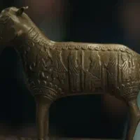 مجسمه بز های هخامنشی انتیک