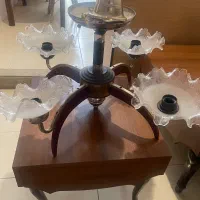 لوستر ۴ شاخه|لوستر و چراغ آویز|تهران, پرستار|دیوار