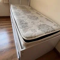 تخت مهمان میزبان یک نفره همراه با دو تشک|تخت و سرویس خواب|تهران, شهرآرا|دیوار