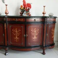 کنسول معرق چوبی