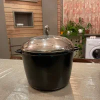 قابلمه بزرگ چدن|ظروف پخت‌وپز|کرمانشاه, |دیوار