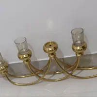 شمعدان طلایی ۵ شاخه