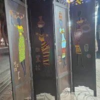 پارتیشن پاراوان هنر ویترای روی چوب|صنایع دستی و سایر لوازم تزئینی|کرج, گوهردشت|دیوار