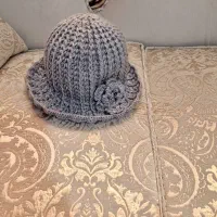کلاه دخترانه قلاببافی