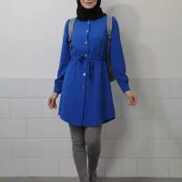 از تولید به مصرف. فروش مانتوهای دخترانه و زنانه