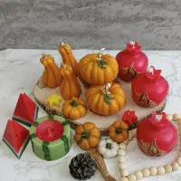 شمع پاییزی تک و عمده