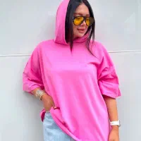 تیشرت باکسی کلاهدار|لباس|الشتر, |دیوار