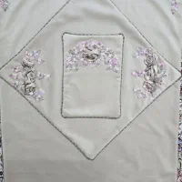 سجاده عروس مخمل رباندوزی شده