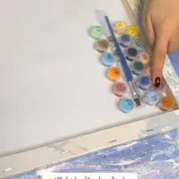 بوم نقاشی با اعداد|تابلو، نقاشی، عکس|مرند, |دیوار