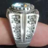 انگشتر قلم کاری موزانایت