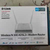 مودم D-Link N300 ADSL2+ مدل DSL-2750U کاملاً سالم