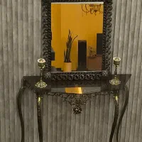 آینه کنسول شمعدان برنزی فروش یا معاوضه