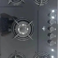 گاز ۵ شعله صفحه شیشه ای