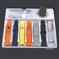 ساعت ultra3/ پک ساعت هوشمند هفت بند/طرح اپل واچ