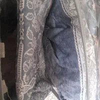 کش دار رو فرشی طوسی ۶ متری