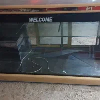 یخچال فریزر ویترینی رو میزی در حد نو