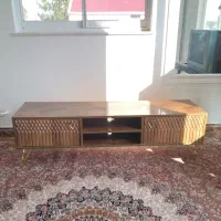 ۱عدد میزتلویزیون ام دی اف گردویی