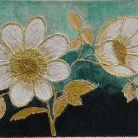 تابلوی تسکچر  گل برجسته کد 03