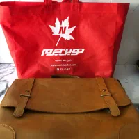 کیف نوین چرم قهوه ای