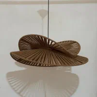 لوستر پینترستی مکرومه و رافیا|لوستر و چراغ آویز|مشهد, طلاب|دیوار