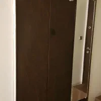 جا لباسی چوبی قدی با  آینه