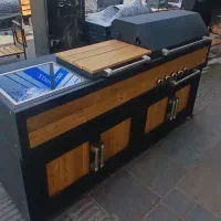بآربیکیو چرخ دایکاس آتشدان ممتاز