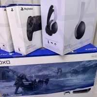 ps5 fat825GB+ headset+charging station|کنسول، بازی ویدئویی و آنلاین|تهران, درختی|دیوار
