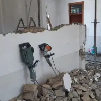 بتن کنی تخریب ساختمان کلی و جزئی|خدمات پیشه و مهارت|تبریز, |دیوار