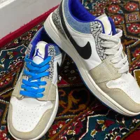 کتونی نایک جردن سفید ابی|کیف، کفش، کمربند|تهران, گلچین|دیوار