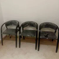 یک عدد صندلی مدیریتی جک دار و سه عدد صندلی انتظار|مبلمان اداری|قائمشهر, |دیوار