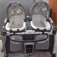 تخت پارک دوقلو Baby Trend Twin
