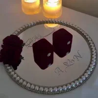 ست جا حلقه|صنایع دستی و سایر لوازم تزئینی|سلماس, |دیوار