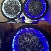 تابلو ماه ۴۵ سانت در رنگبندی متنوع
