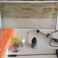 آکواریوم با تمام لوازم|لوازم جانبی حیوانات|رشت, جانبازان|دیوار