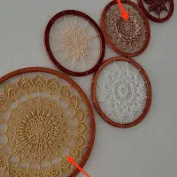 بافت مکرومه قلاب|صنایع دستی و سایر لوازم تزئینی|زاهدان, |دیوار