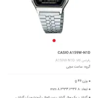 ساعت اصل کاسیو فروشی قدیمی سالم و تمیز بدون مشکل