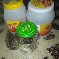 دبه ماست وشیشه سس و مربا