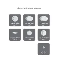 سرویس چینی|ظروف سرو و پذیرایی|گرمدره, |دیوار