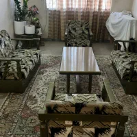 مبل چوبی و راحت ۶ نفره