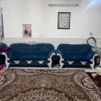 مبل راحتی سرمه ای