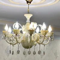 لوستر کریستالی هشت شاخه|لوستر و چراغ آویز|تهران, جوادیه تهرانپارس|دیوار