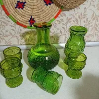 پارچ لیوان نوستالژی آنتیک پروانه ای ایتالیا