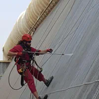 خدمات کار در ارتفاع دسترسی با طناب راپل آب بندی|خدمات پیشه و مهارت|رشت, لاکانی|دیوار