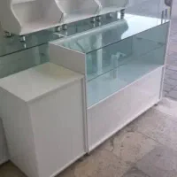 میز دکور ویترین سفید دخل پاچال جااجیلی جا اجیلی|فروشگاه و مغازه|مشهد, عبادی|دیوار