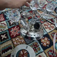 لوستر و صفحه کابینت شیشه|لوستر و چراغ آویز|ایلام, |دیوار