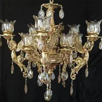 لوستر فرشته برنزاصل ۸شاخه نقدواقساط|لوستر و چراغ آویز|تهران, افسریه شمالی|دیوار