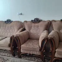 یک دست مبل 7 نفره تمیز در حد نو|مبلمان خانگی و میز عسلی|قم, شهر قائم|دیوار