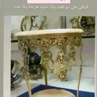 ست ۳تکه لاله وشکلات خوری پایه برنز،برنجی|صنایع دستی و سایر لوازم تزئینی|اردبیل, |دیوار