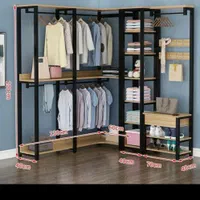 رگال لباس فلزی|جاکفشی، کمد، دراور|ماسال, |دیوار